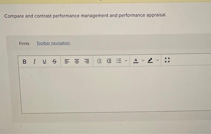  Compare and contrast performance management and performance appraisal