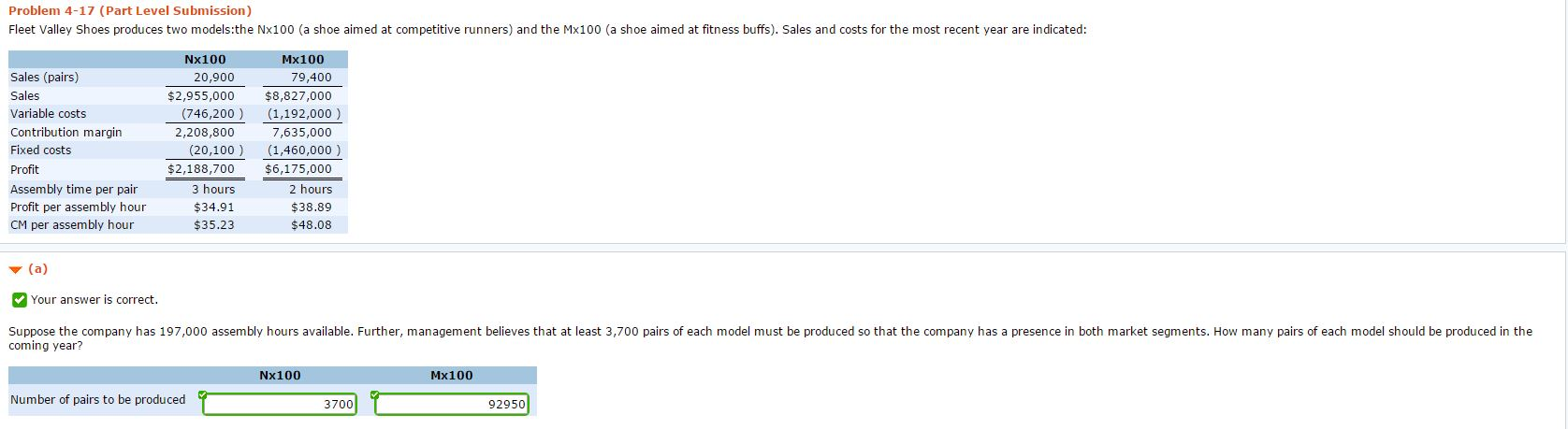 I was able to get the answer to part a already with