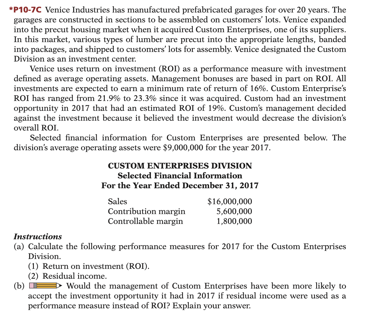 *P10-7C Venice Industries has manufactured prefabricated garages for over 20 years.