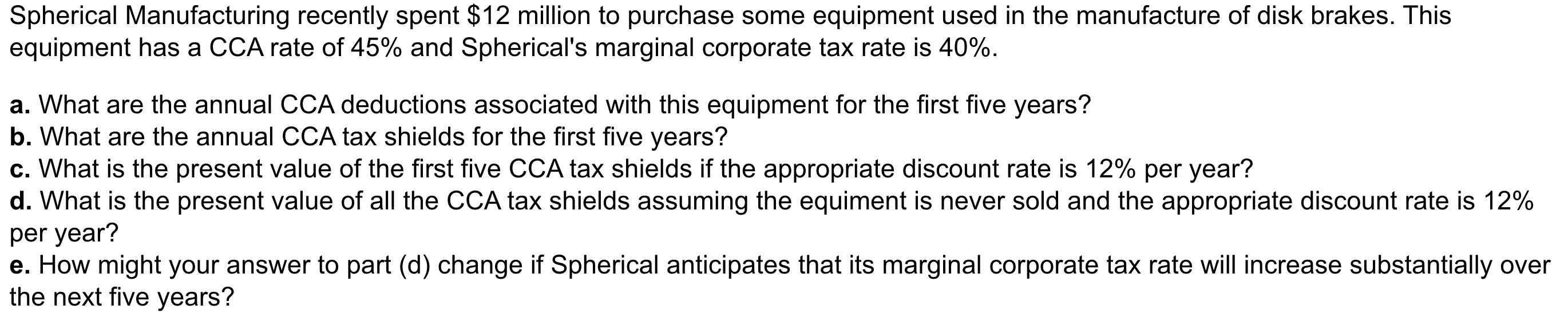  ***UPDATE: THIS WAS ALL THE INFO GIVEN *** Spherical Manufacturing recently