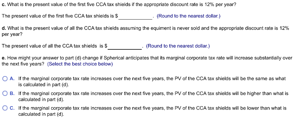 disk brakes. This equipment has a CCA rate of 45% and Spherical's