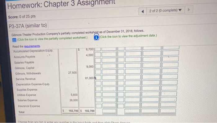 Gillmore had $1,000 of office supplies remaining. c Prepaid Insurance of $600
