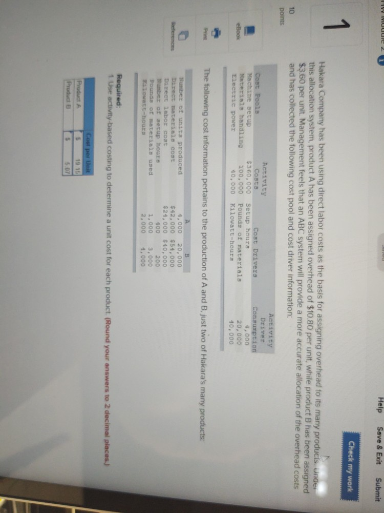 HIVV IVIULUI 1 Help Save & Exit Submit Check my work