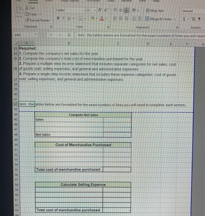 Painter Paste $ - % BIU - AA- Merge & Center Alignment