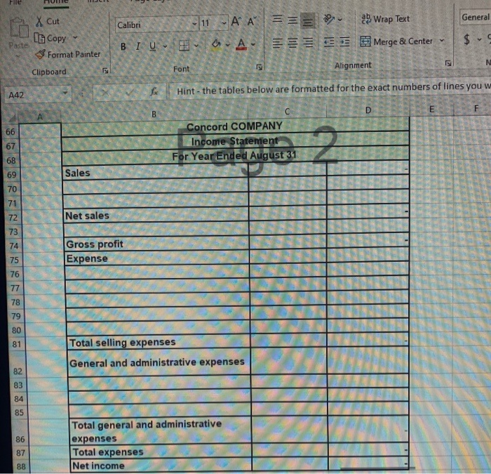 Num Clipboard Font A42 Hint - the tables below are formatted for