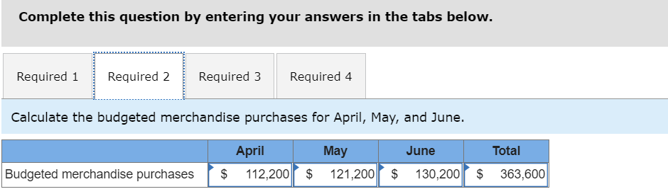 as possible. Required 1Required 2 Required 3 Required 4 Calculate the expected