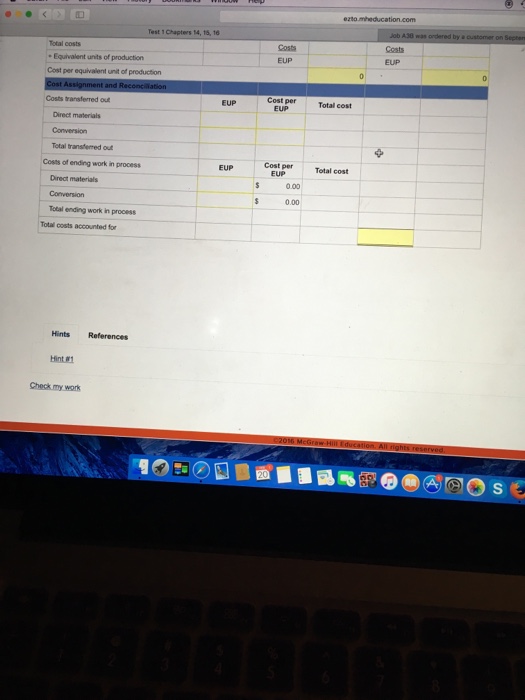 the July production activities of Ashad Company. Its production output is sent