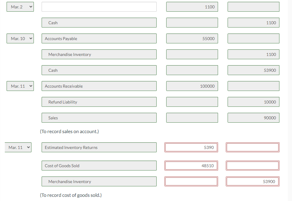 15 days from the date of sale and management estimates returns at