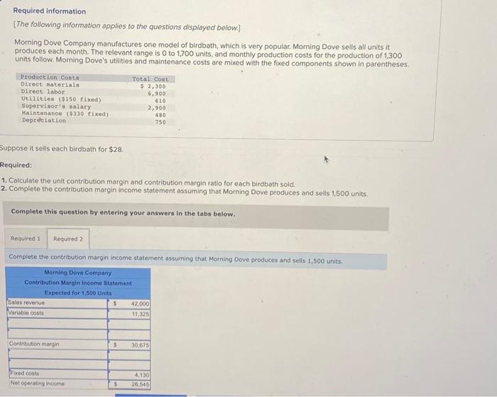 Morning Dove Company manufactures one model of birdbath, which is very popular.