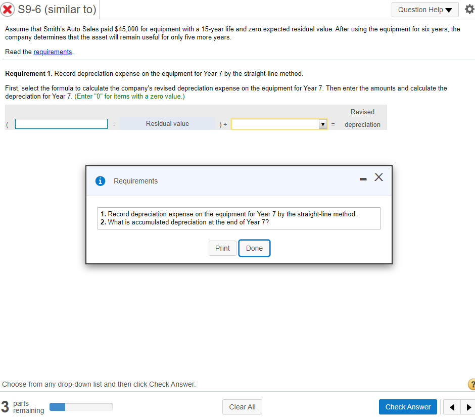 Just need some help on this please and the few parts to