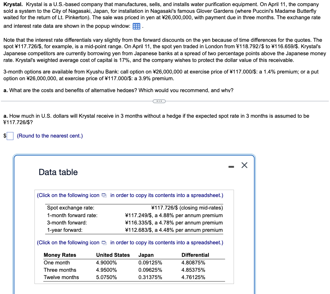  Krystal. Krystal is a U.S.-based company that manufactures, sells, and installs