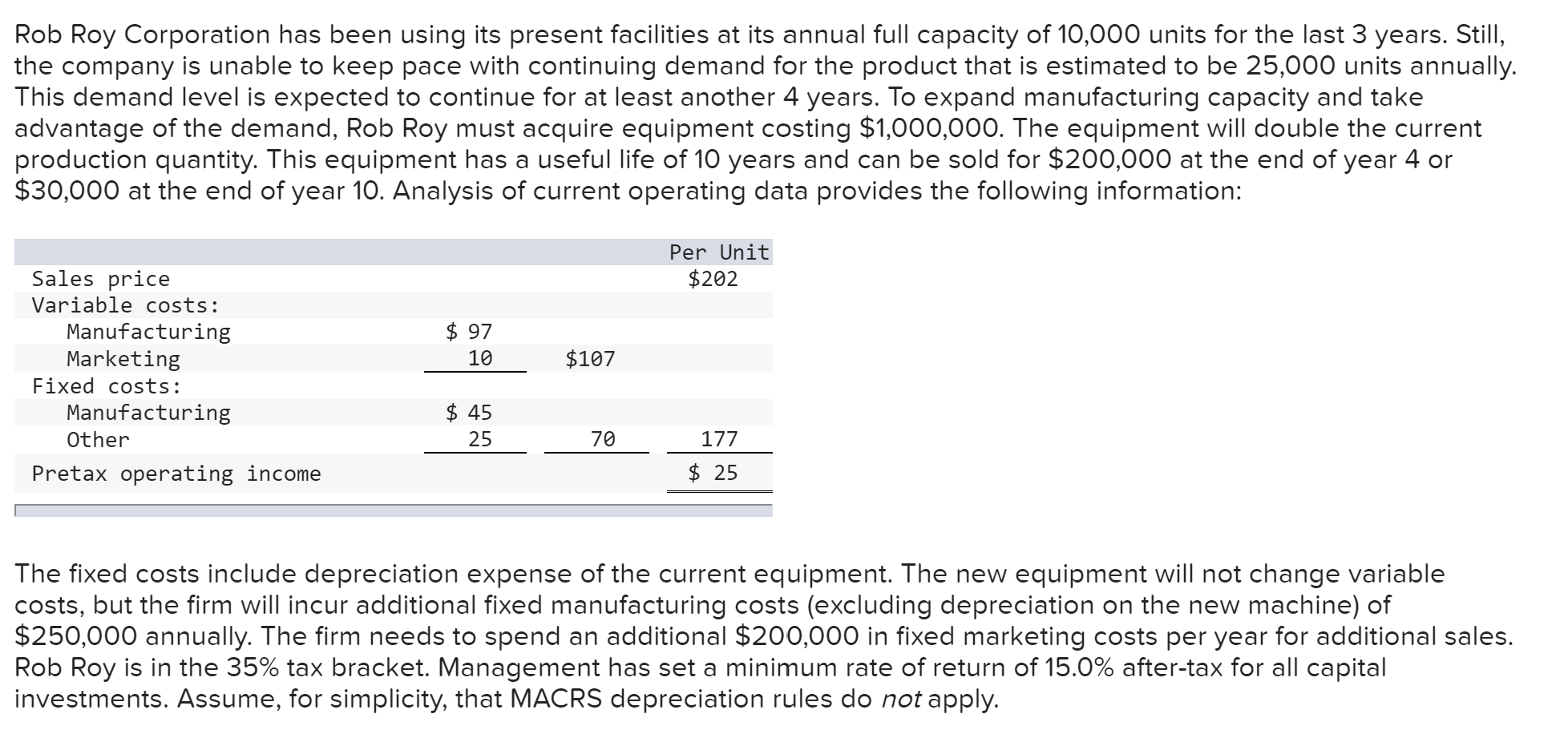  Required: (To be inputted into the chart attached below) 1. Assume