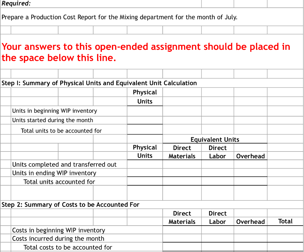 only in the section below the Bold Red sentence at the end