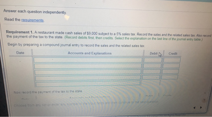  really need major help on this Answer each question independently Read