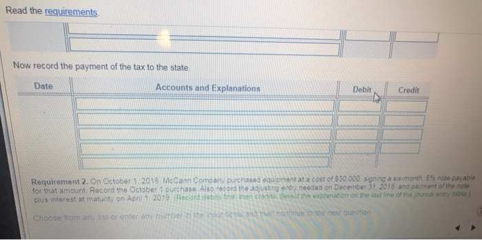 the requirements. Requirement 1. A restaurant made cash sales of $9.000 subject