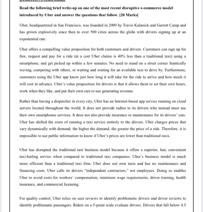  advance computer studies and E-commerce Read the following brief write-up on