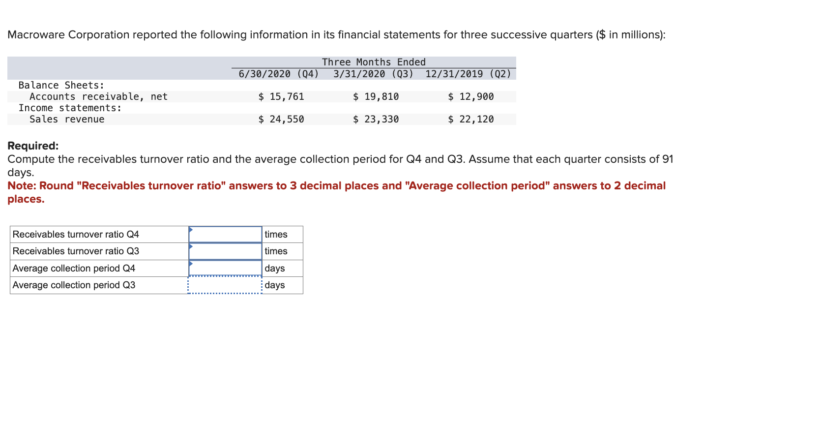  PLEASE ANSWER THE FOLLOWING QUESTION USING THE IMAGE PROVIDED. Macroware Corporation