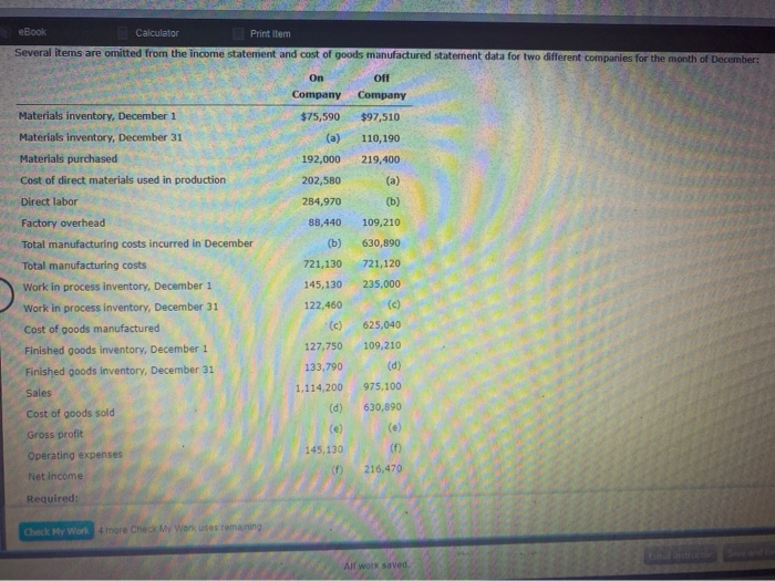  eBook Direct labor e Calculator Print Item Several items are omitted