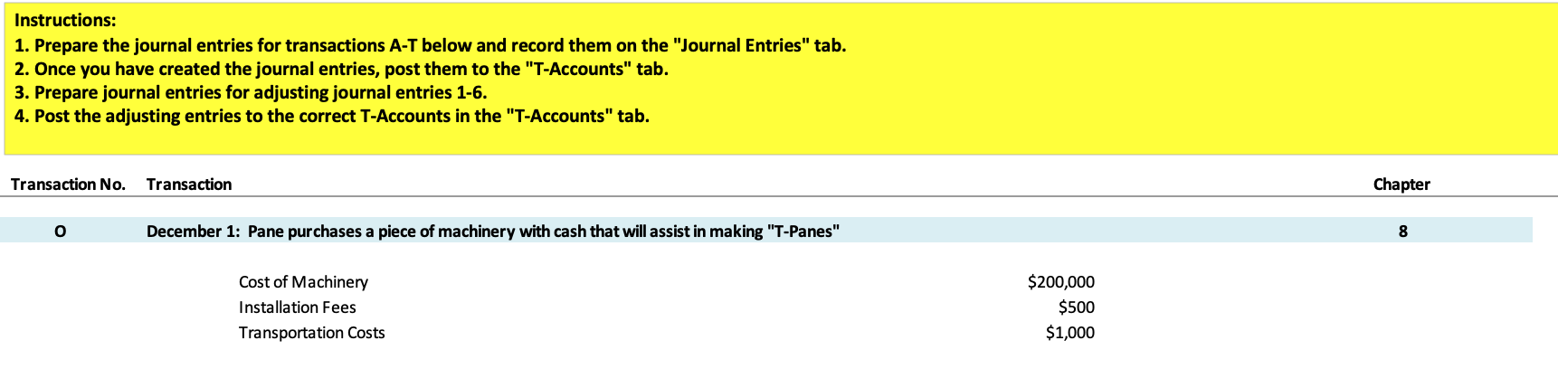 how do i prepare the journal entry for this problem? Instructions: 1.