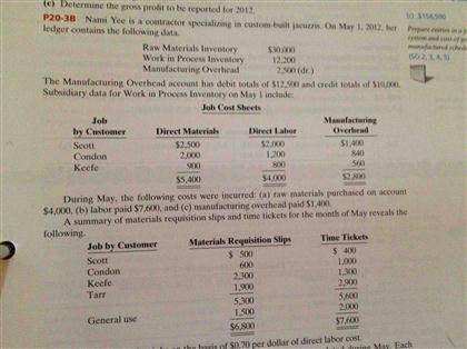 How would I do problem P20-3b? See photos 