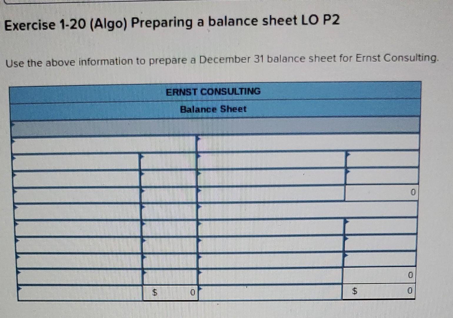 Jasmin Ernst organized Ernst Consulting. On December 3, the owner contributed $84,920