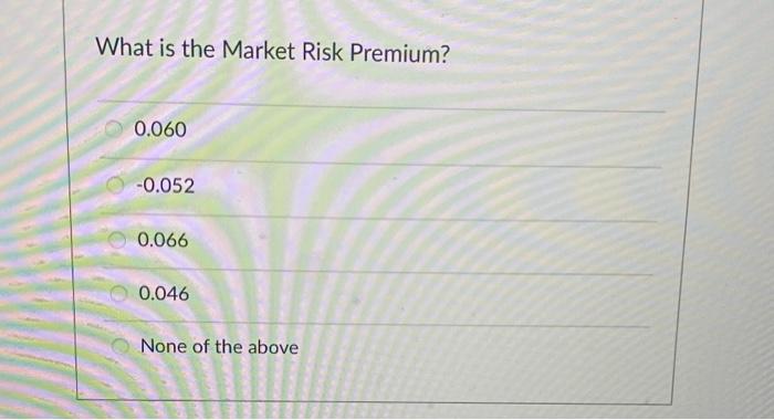 of the above If Firm D is expected to pay a dividend