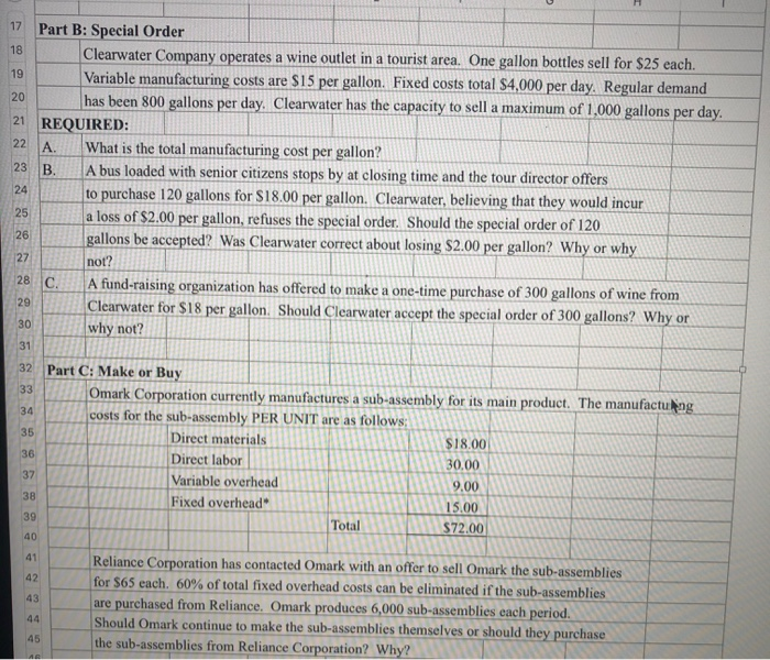 5 8 7 Part A: Scarce Resource Constraint Crest information Technologies manufactures