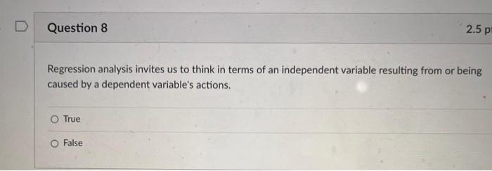 is a low probability two variables will exhibit a dependable relationship. Strong