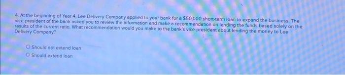 its statements of financial position: 3-a. Compute the company's current ratio for