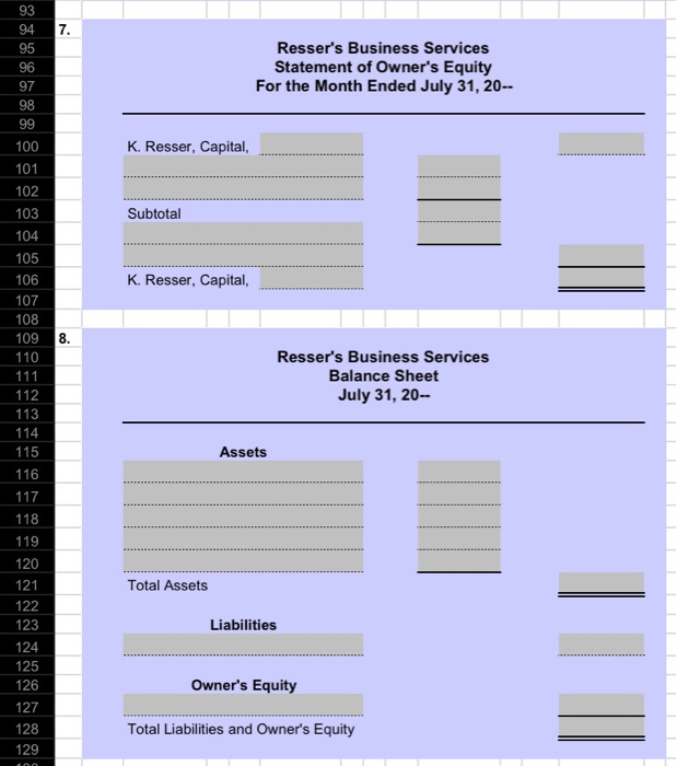 B. Bangle, Drawing Supplies Laundry Revenue Prepaid Insurance Wages Expense Equipment Rent