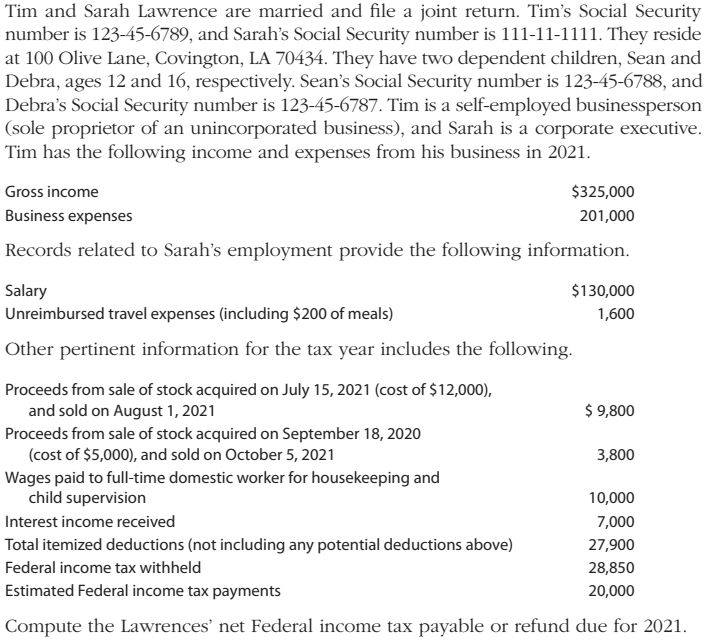  Could you post the answer in 2021 IRS tax return form