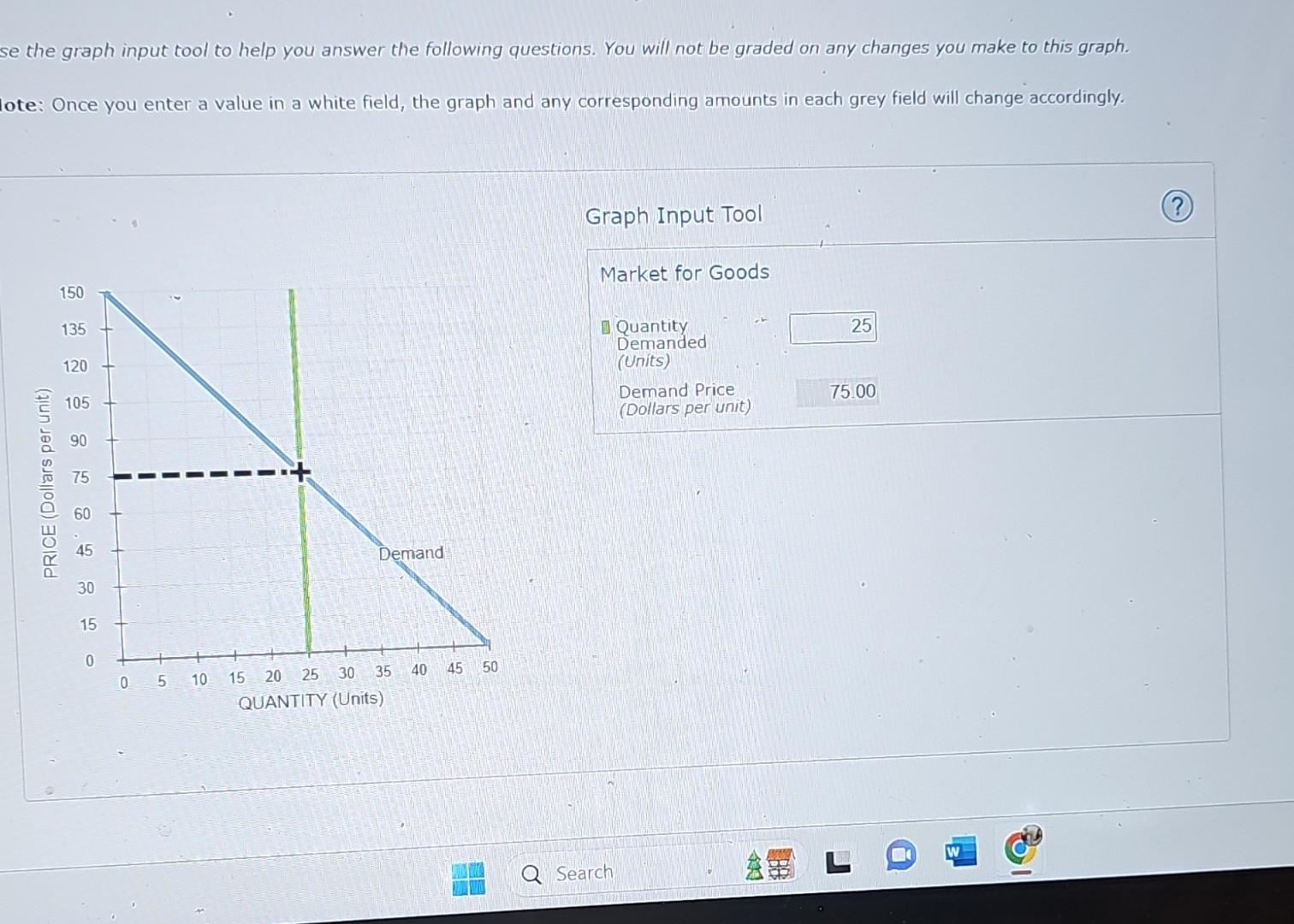  e the graph input tool to help you answer the following