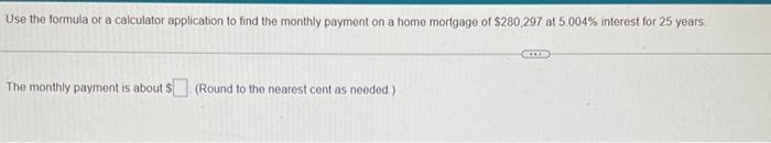 please help Use the formula or a calculator application to find the