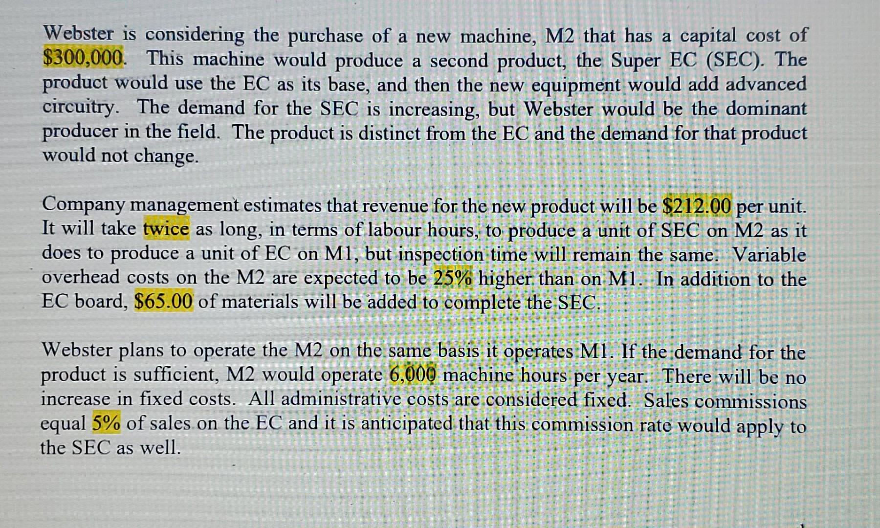 The Webster Corporation is a manufacturer of an electronic circuit board called