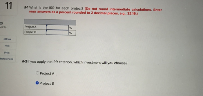 you require a return of 14 percent on your investment erences a-1