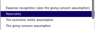 Please chose from the list below for #2, #4, #5 1 Expense