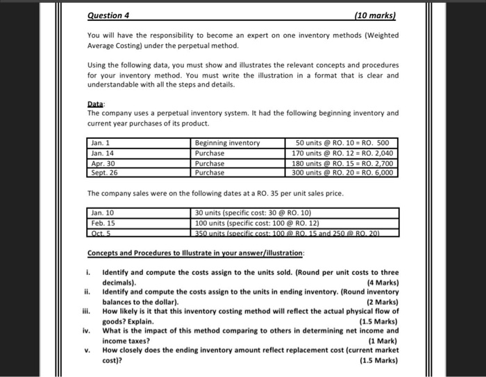  Question 4 (10 marks) You will have the responsibility to become
