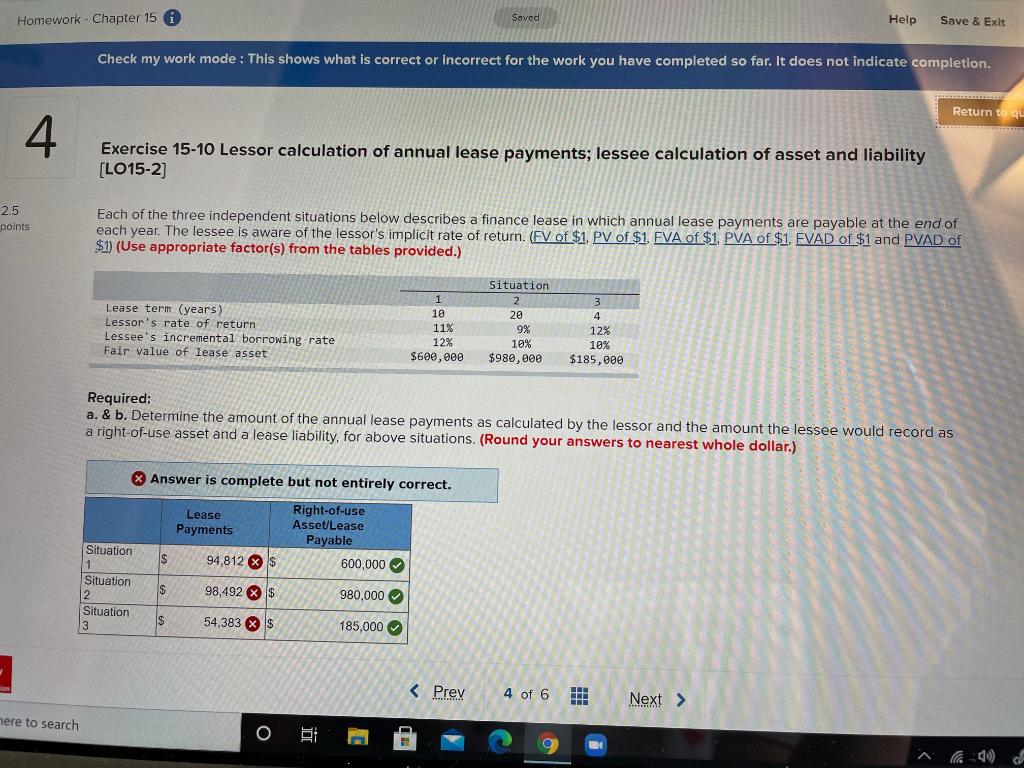 please can help me to solve this problem Homework - Chapter 15