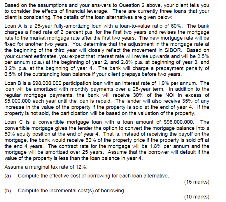 investment analysis of an office building that your client is considering in