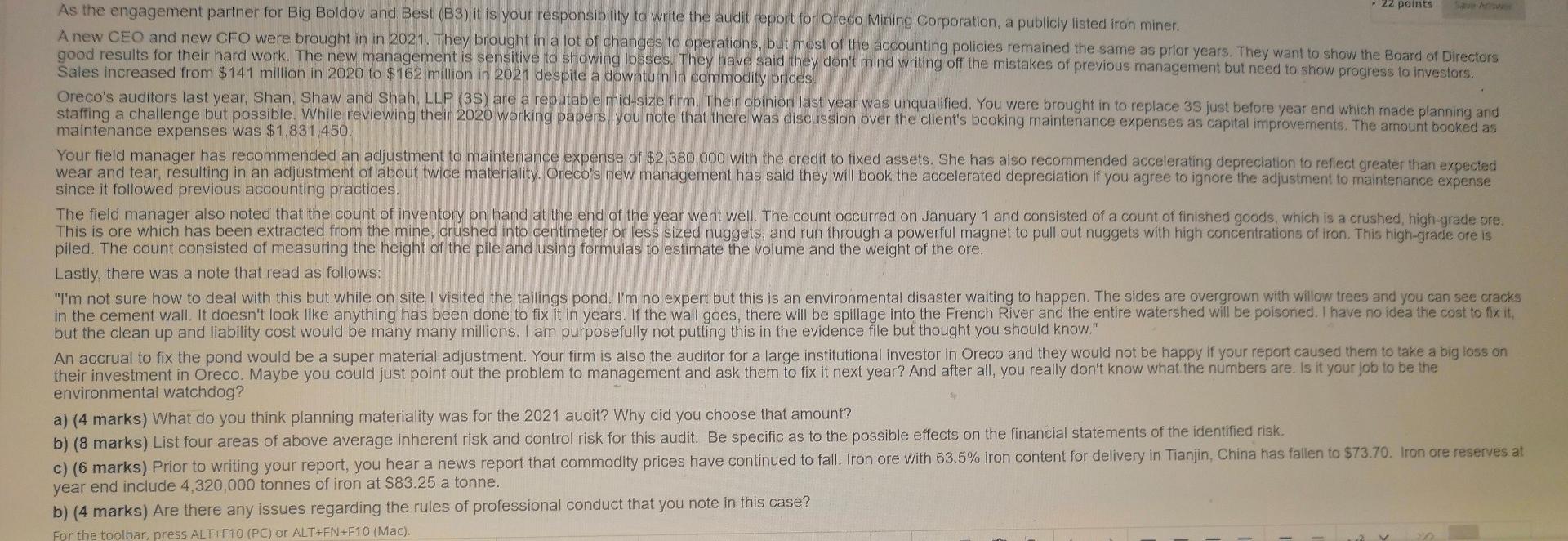 This is Auditing. Please complete fully all requirements below, and explain detail.