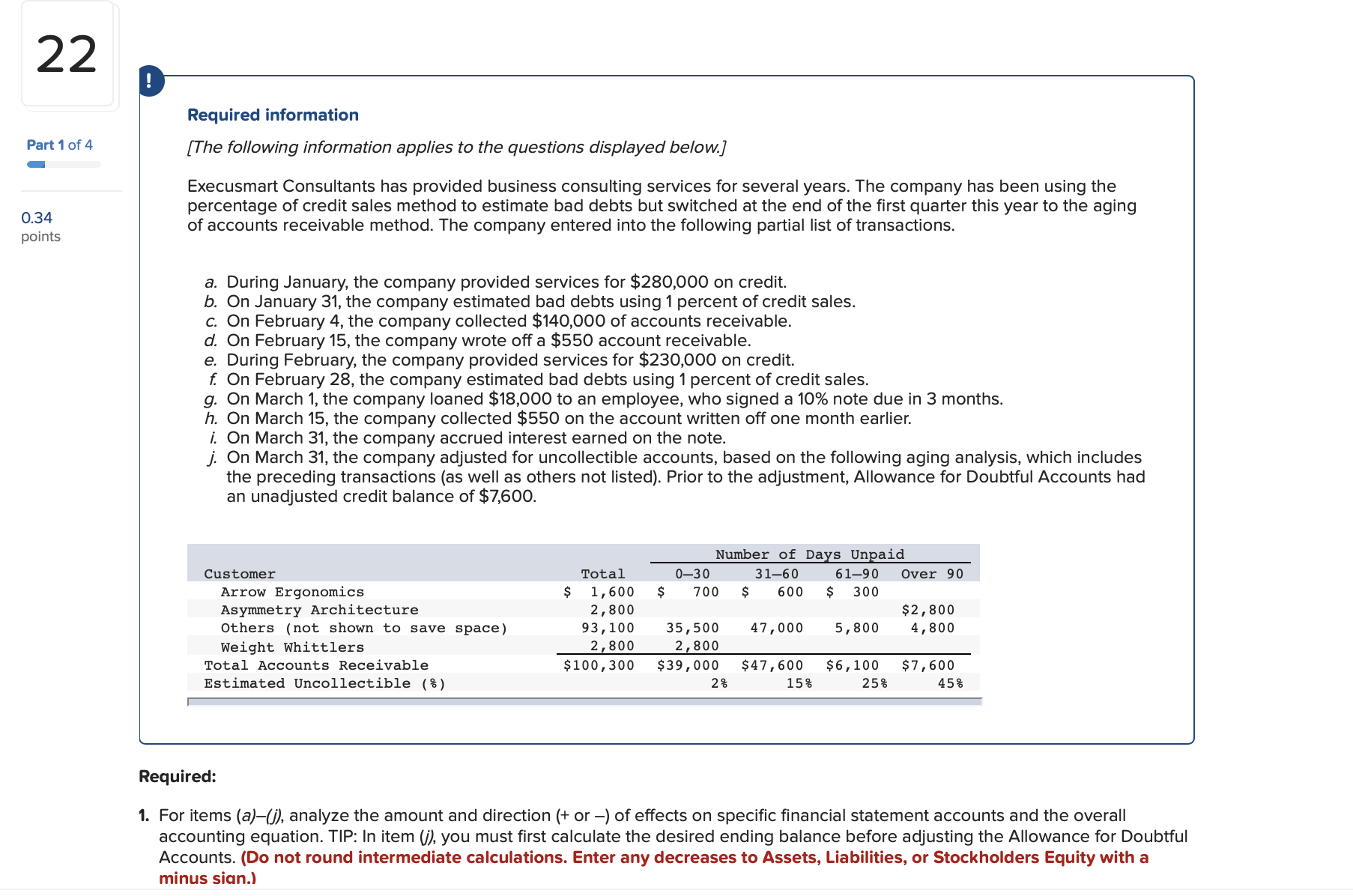 How can I fix it? 22 ! Required information Part 1 of