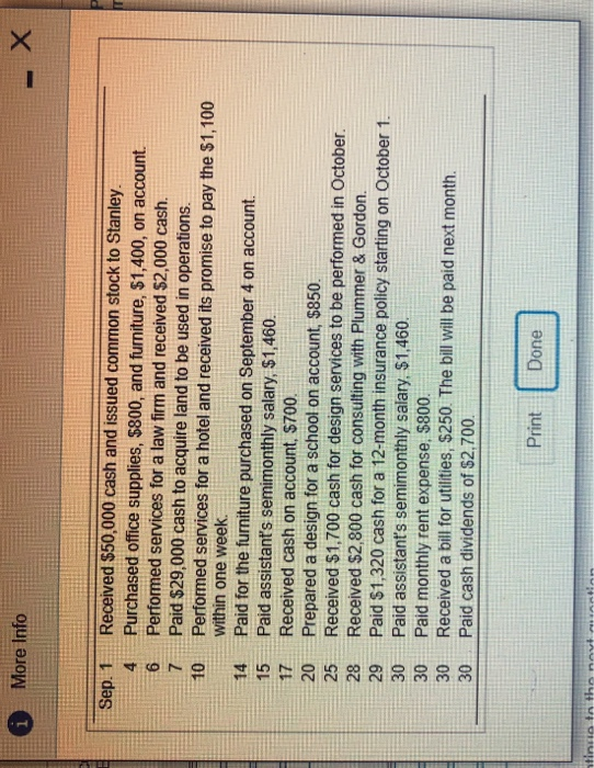 1, 2018 During the first month of operations, the business completed the