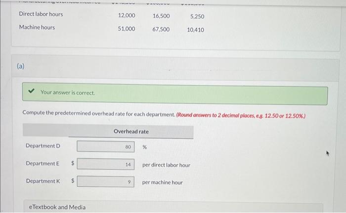 order cost system in each of its three manufacturing departments. Manufacturing overhead
