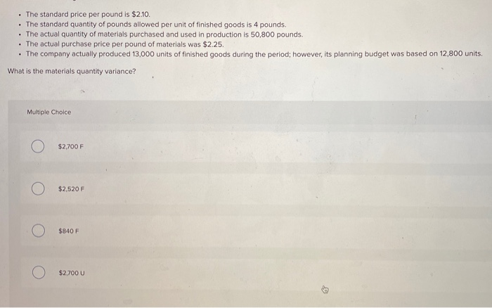 $ 3.00 per hour Standard Cost $58.75 $34.00 $ 6.00 During the