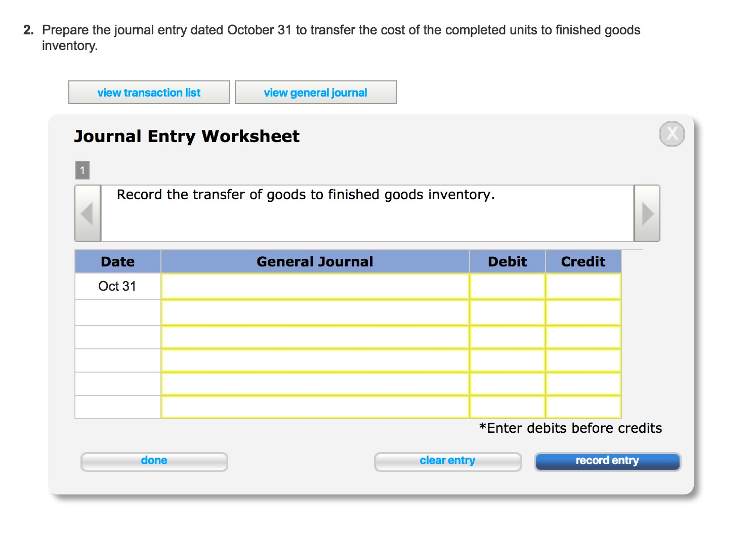 evenly throughout the process. The company uses monthly reporting periods for its