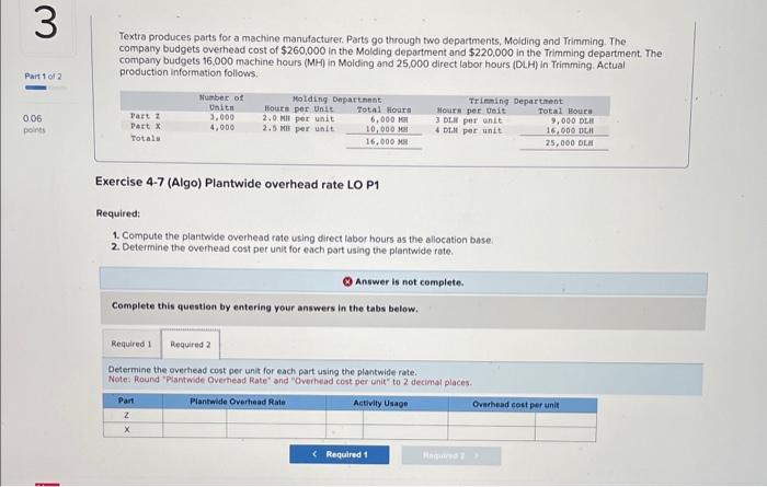 (Algo) Chan Company identified the following budgeted data for this yeac. The