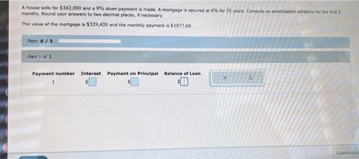 can somone help with this it is for math 120? A house