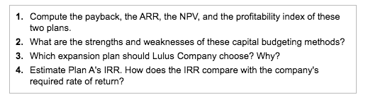 Plan A would open eight smaller shops at a cost of $8,400,000.