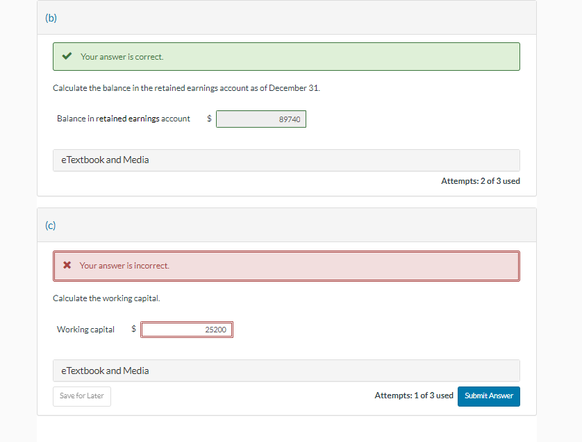taken from the books as at December 31 of Blossom Inc.: (a)