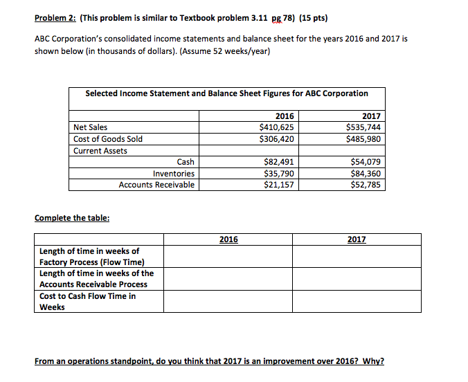  Problem 2: (This problem is similar to Textbook problem 3.11 pg78)